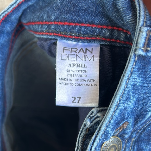 Barely worn Fran Denim April jeggings - Size 27 - Picture 3 of 3